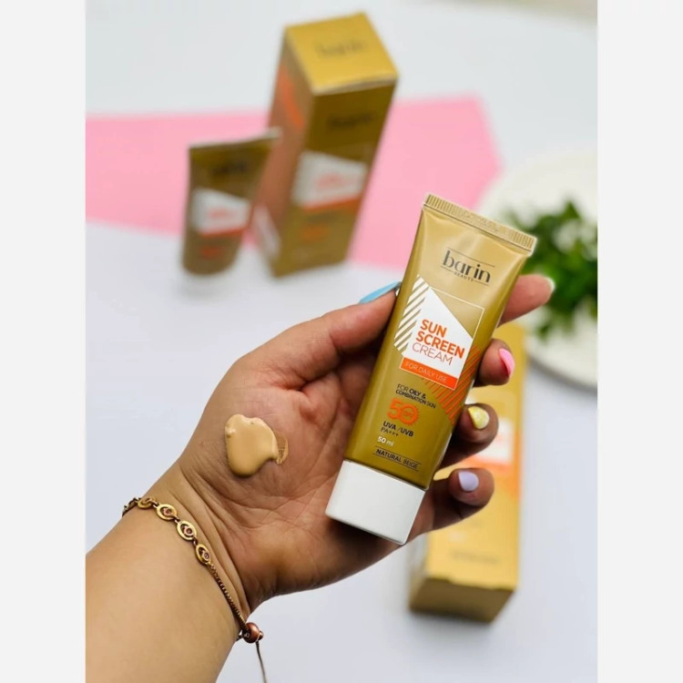 کرم ضد آفتاب رنگی بارین بیوتی SPF 50 مدل NB مناسب پوست های چرب و مختلط حجم 50 میلی لیتر_کیوت گرام