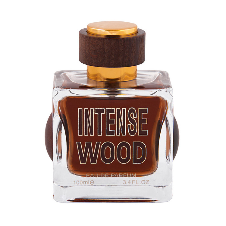 ادوپرفیوم مردانه فراگرنس ورد Intense Wood، ادکلن وود با رایحه چوبی و گرم، حجم ۱۰۰ میلیلیتر