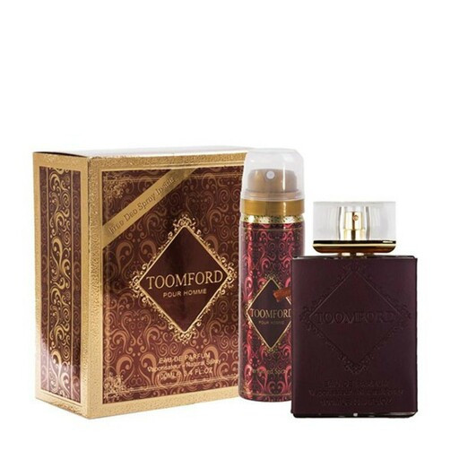 ادکلن تام فورد مردانه TOOMFORD Pour Homme فراگرنس ورد، رایحه خنک و شیرین، ۱۰۰ میلیلیتر + اسپری هدیه