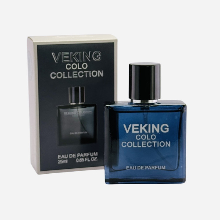 عطر جیبی مردانه ویکینگ مدل بلو شنل، رایحه خنک و چوبی، حجم ۲۵ میلیلیتر – فروشگاه کیوت گرام