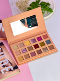 پالت سایه چشم HUXIA BEAUTY مدل NUDE، بهترین سایه با پیگمنت بالا، ۱۸ رنگ مات و شاین – فروشگاه کیوت گرام