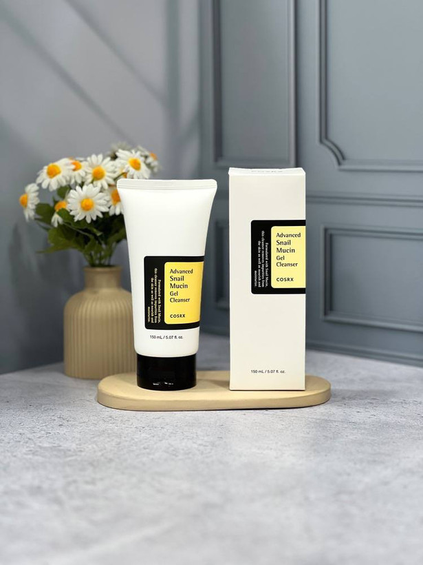 ژل شستشوی صورت کوزارکس مدل Advanced Snail Mucin، پاکسازی ملایم و آبرسان با موسین حلزون، حجم ۱۵۰ میلیلیتر