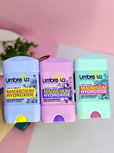مام استیکی زنانه امبرلا (Umbrella)، ضد تعریق بدون آلومینیوم در سه مدل White + Smooth، Energy + Fresh و Soft + Clear