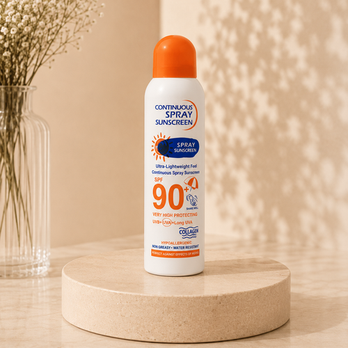 اسپری ضدآفتاب وکالی SPF 90، محافظت بالا با بافت سبک و نامرئی، حجم ۲۳۰ میلیلیتر