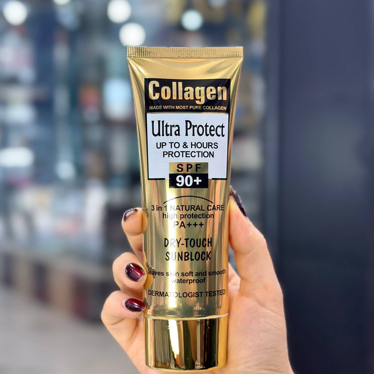 کرم ضد آفتاب مدل کلاژن Collagen Ultra Protect SPF90