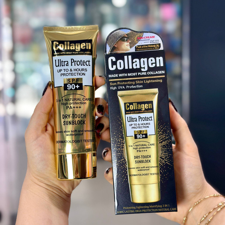 کرم ضد آفتاب مدل کلاژن Collagen Ultra Protect SPF90