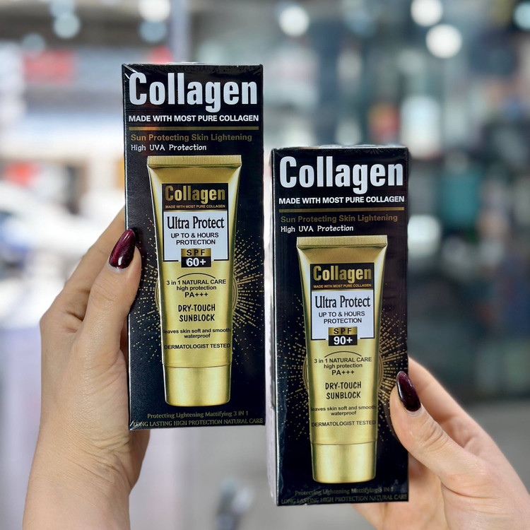 کرم ضد آفتاب کلاژن SPF 90 مدل Collagen