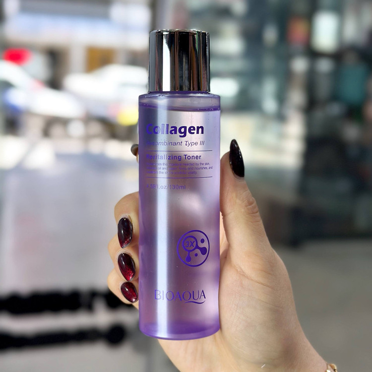 تونر صورت جوانساز و کلاژن بیوآکوا BIOAQUA Collagen حجم 130 میلی لیتر