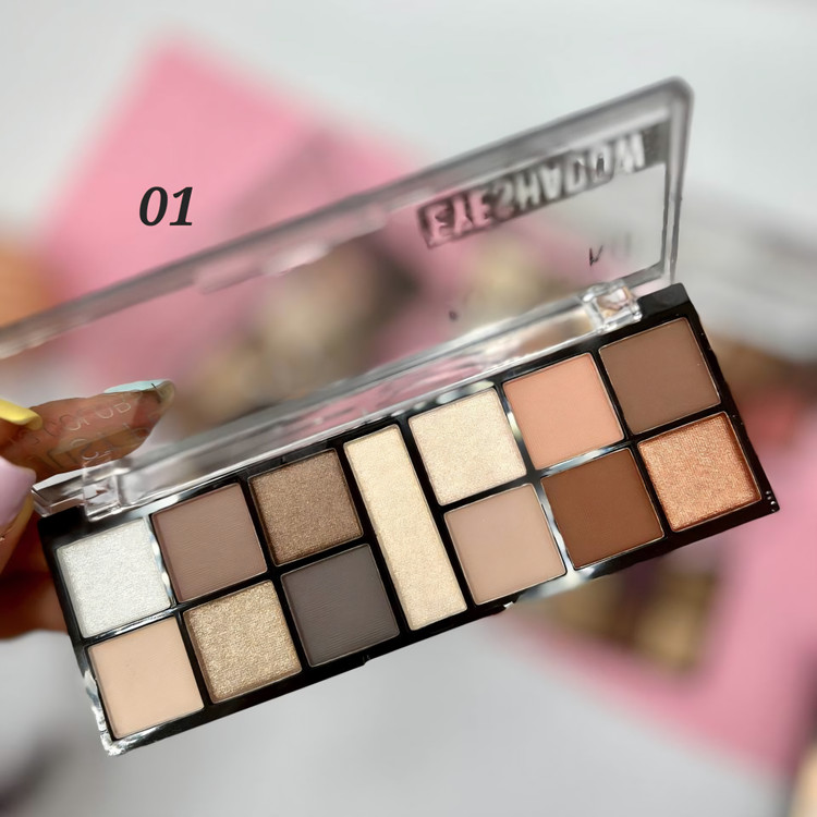 پالت سایه چشم دودو گرل 13 رنگ مدل Just Peگگ Pocket Kit شماره رنگ ۰۱